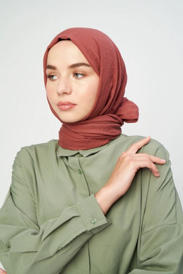 Pamuk Kraş Şal - Marşala