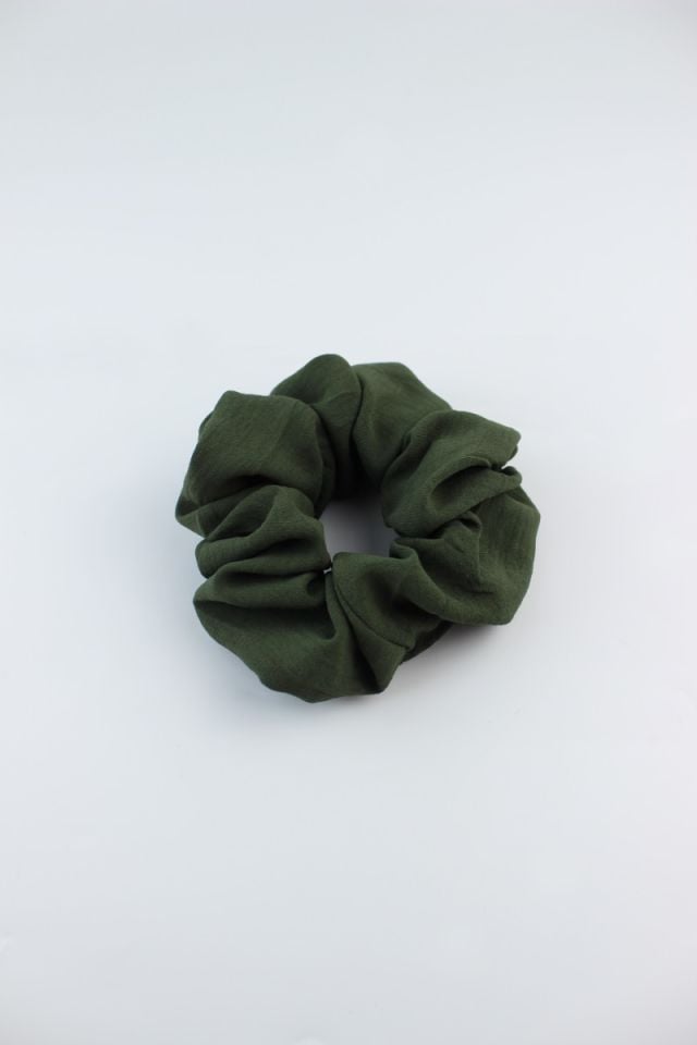 Aerobin Jazz Kumaş Lastik Toka Simit Toka - Haki