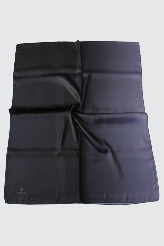 Degrade Desenli Abiye Kristal Şal - Siyah Koyu Gri