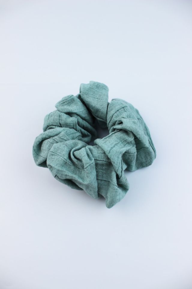 Yumuşak Kumaş Lastik Toka Simit Toka  - Nil Yeşili