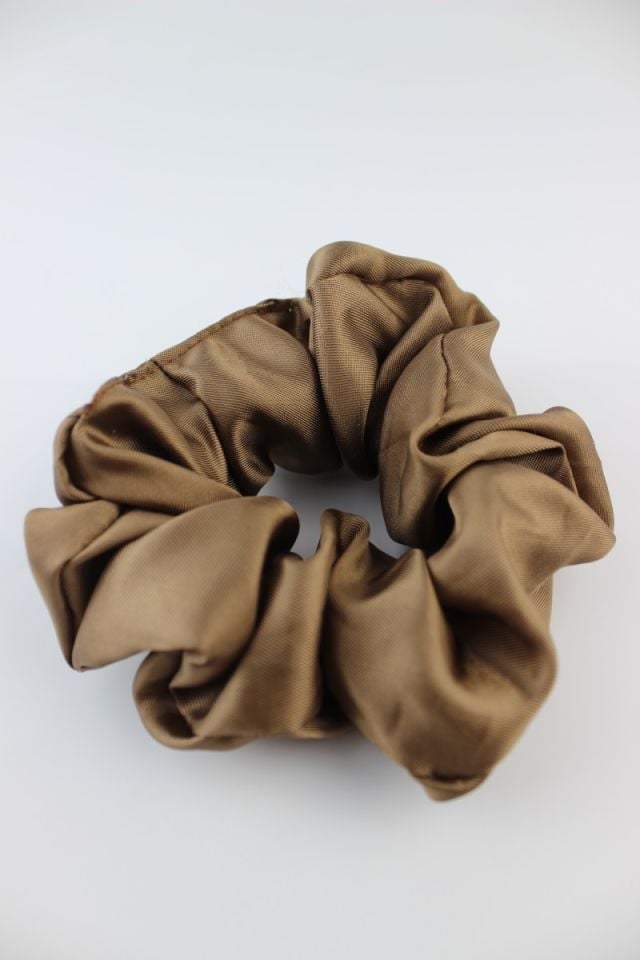 Saten Kumaş Lastik Toka Simit Toka - Tarçın