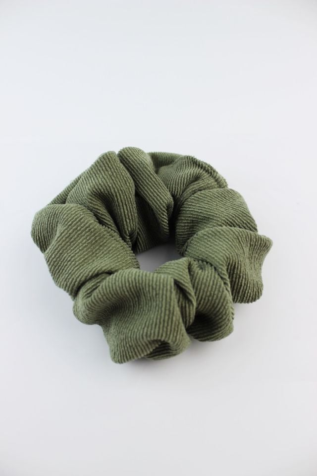 Triko Kumaş Lastik Toka Simit Toka - Haki