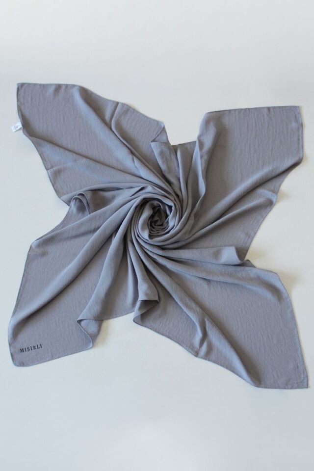 110x110 Mısırlı Jazz Eşarp - Açık Gri