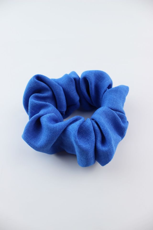 Yumuşak Pamuklu Kumaş Lastik Toka Simit Toka - Soft Mavi