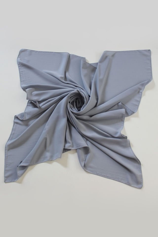 110x110 Mısırlı Medine İpeği Eşarp - Açık Gri