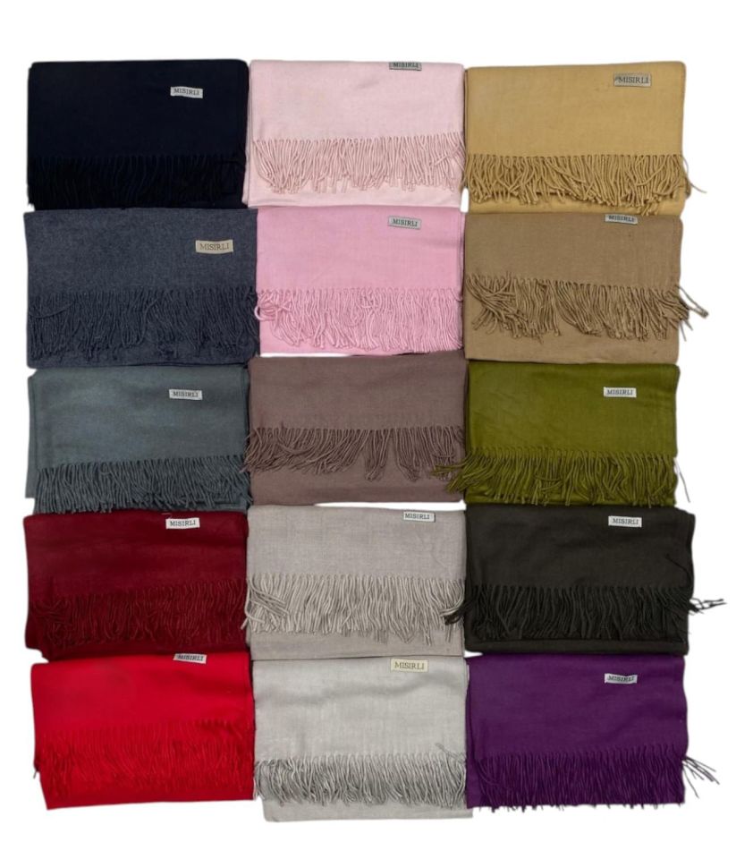 Yün Etol Omuz Şalı - Sarı