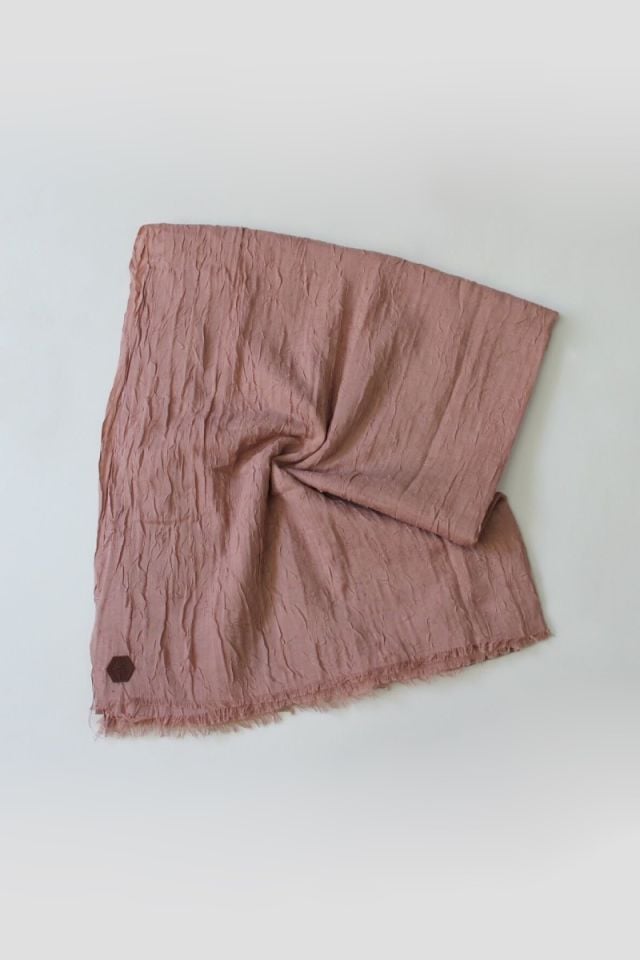 Bambu Kraş Şal - Pudra