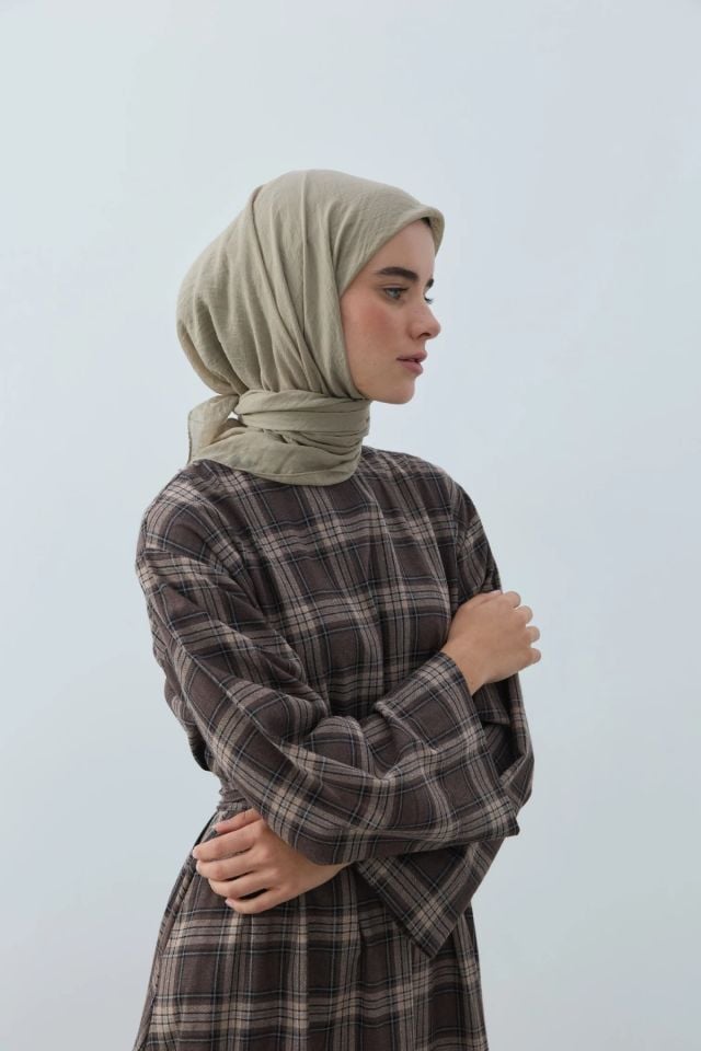 Aya Pamuk Eşarp - Antik Bej