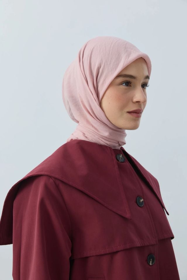 Aya Pamuk Eşarp - Pudra