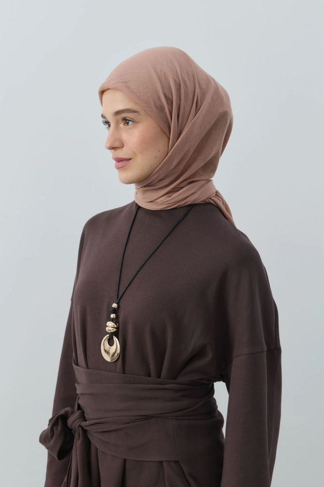 Aya Pamuk Eşarp - Soft Kahve