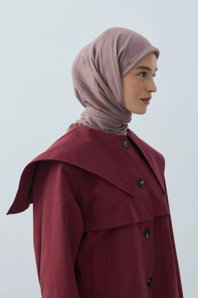 Aya Pamuk Eşarp - Tozlu Kahve