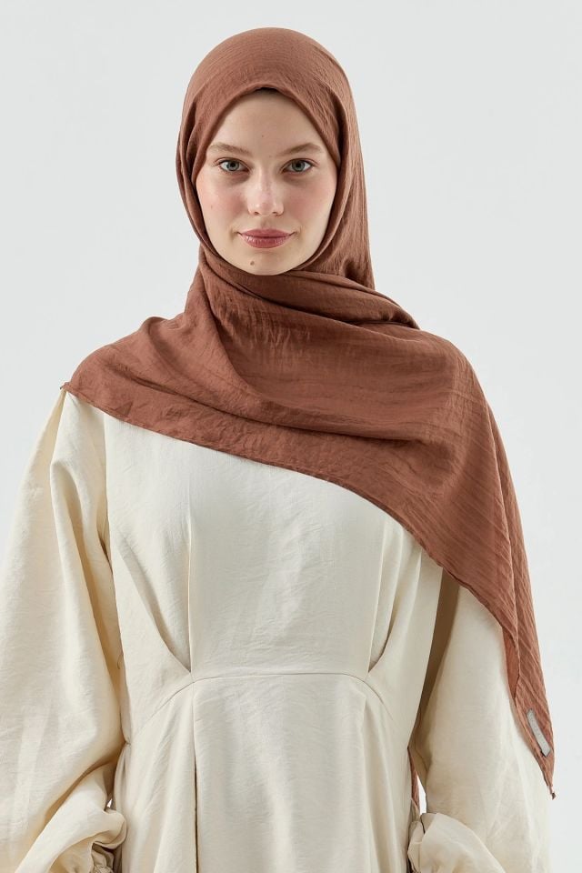 Aya Pamuk Şal - Çikolata Kahve