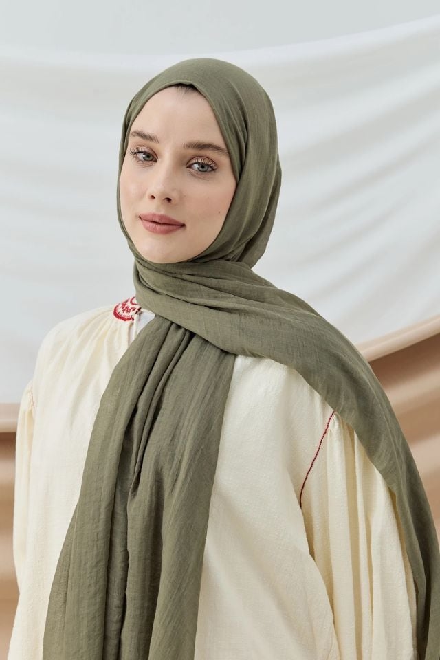 Aya Pamuk Şal - Kamuflaj