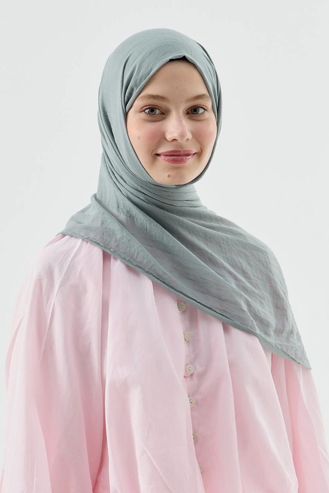 Aya Pamuk Şal - Kurşun