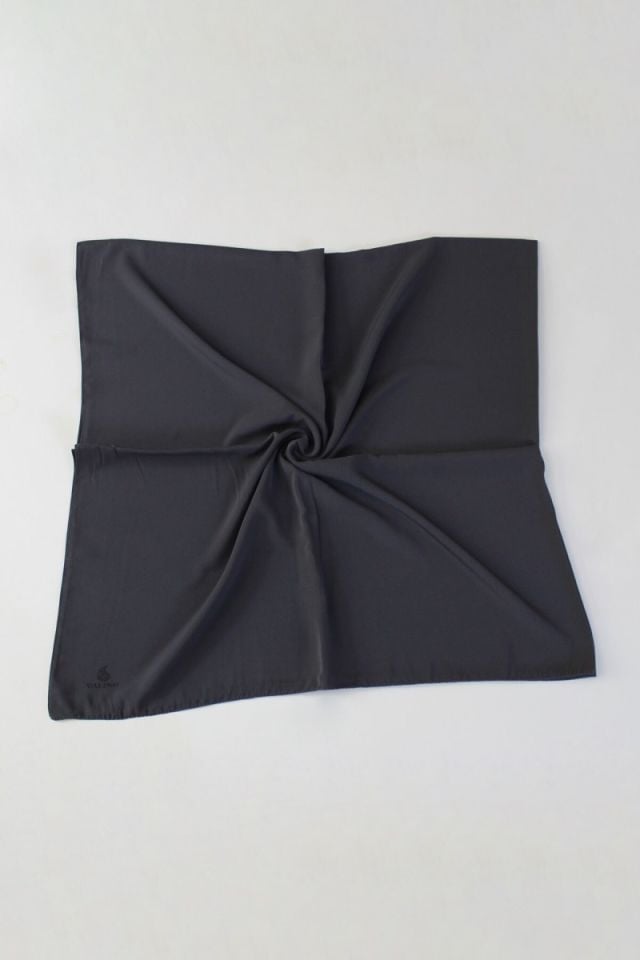 140x140 Mısırlı Medine İpeği Eşarp - Antrasit