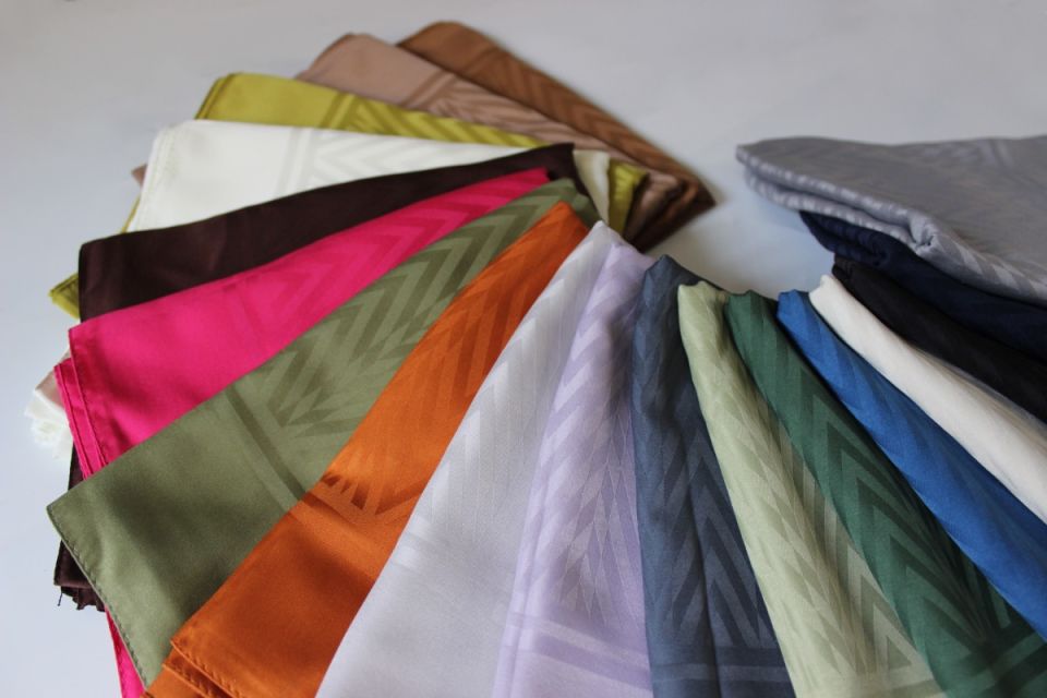 Zikzak Desenli İtalyan Jakar Şal - Leylak