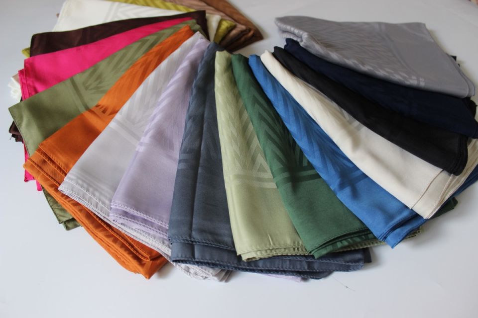 Zikzak Desenli İtalyan Jakar Şal - Su Yeşili