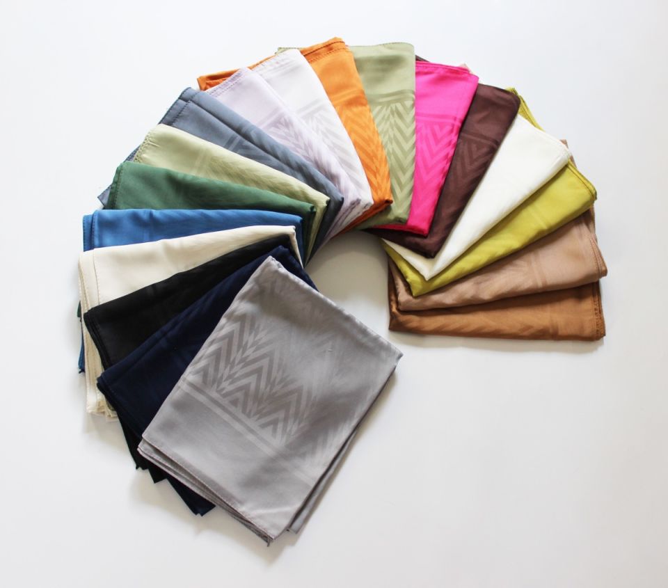 Zikzak Desenli İtalyan Jakar Şal - Toprak