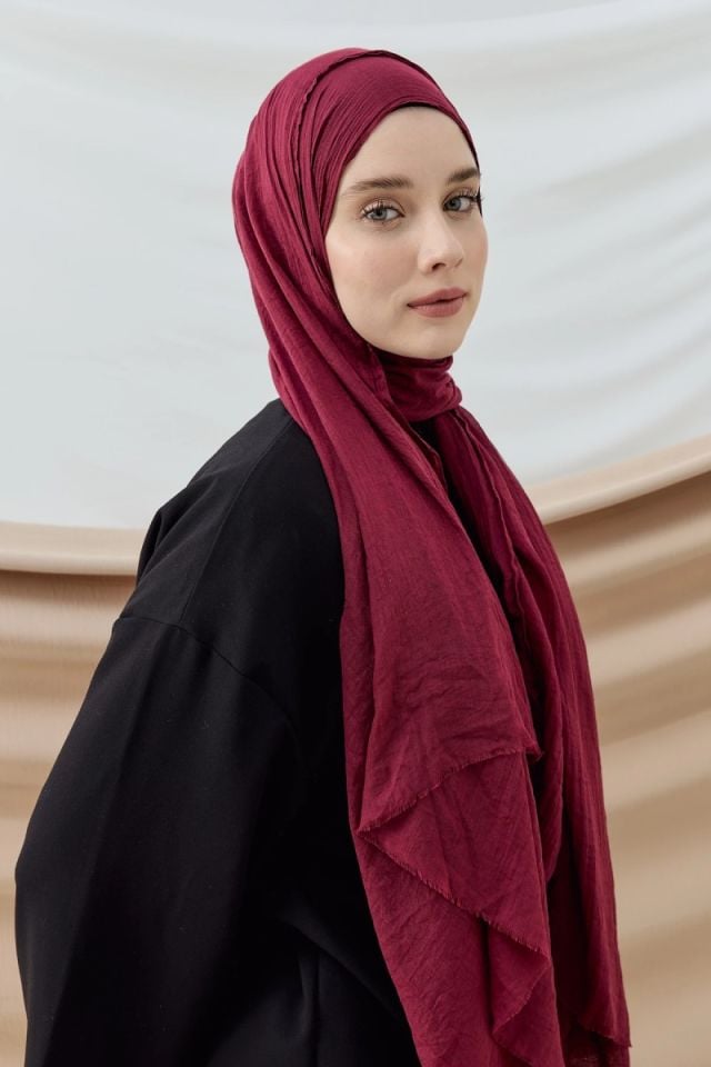 Aya Pamuk Şal - Cherry