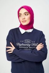 Pamuk Kraş Şal - Fuşya