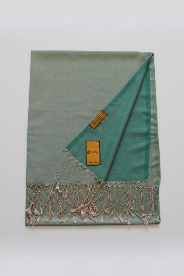 Mısırlı Koza Şal - Soft Yeşil