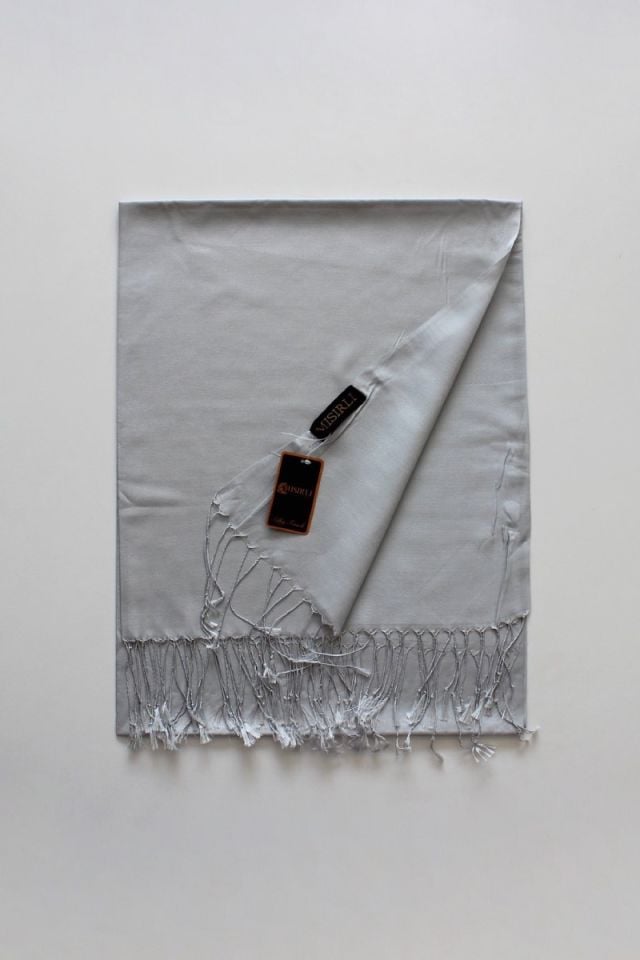 Mısırlı Koza Şal - Gümüş