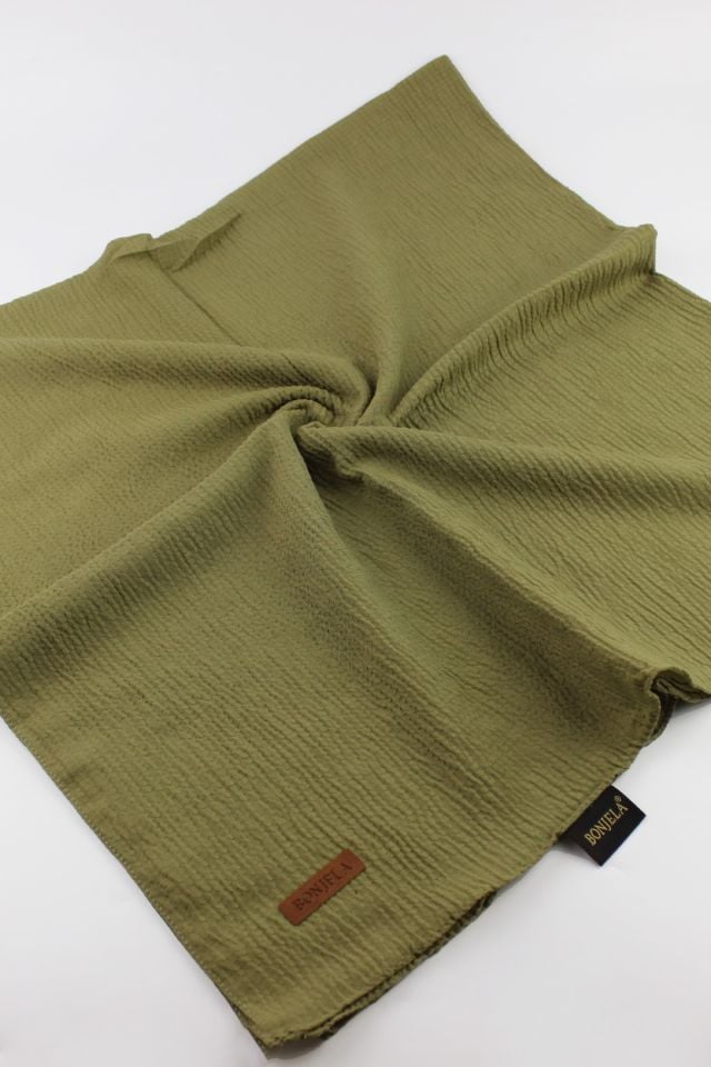 Mio Caz Eşarp - Yağ Yeşili