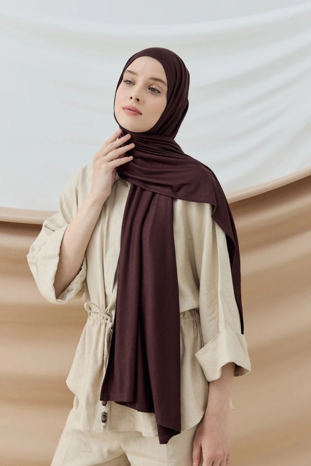 Penye Şal - Acı Kahve