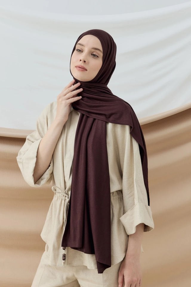 Penye Şal - Acı Kahve