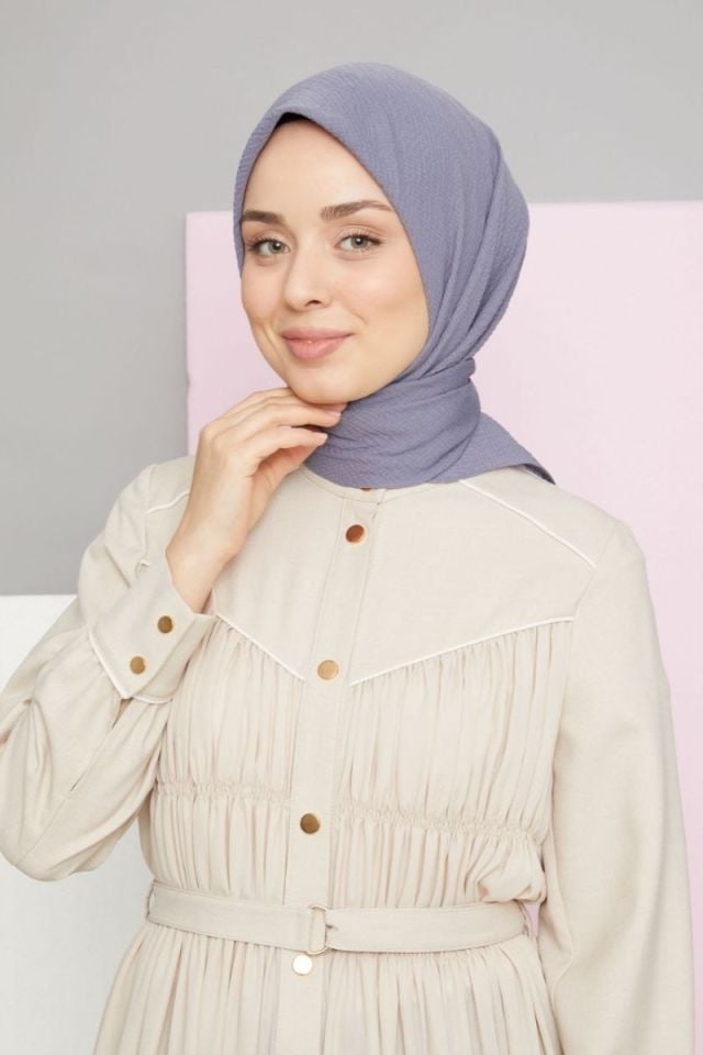 Mio Caz Eşarp - Kurşun Gri