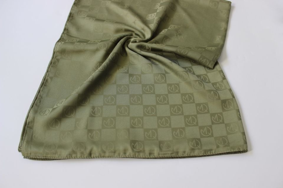 Dama Desenli İtalyan Jakar Şal - Çağla