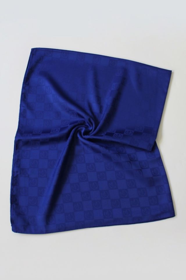 Dama Desenli İtalyan Jakar Şal - Saks