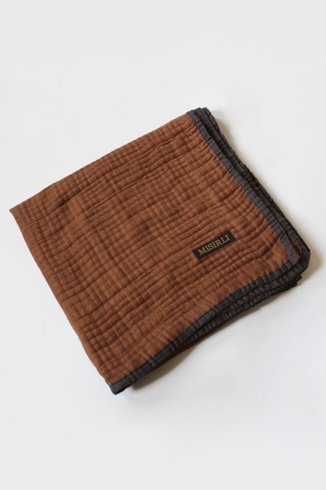 Müslin Biyeli Eşarp - Tarçın, Gri