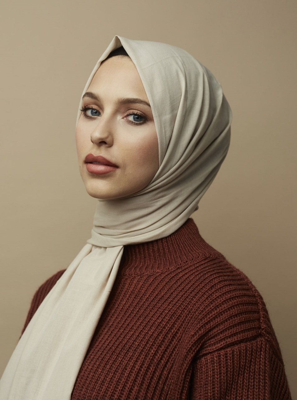 Pamuklu Vual Şal - İğde