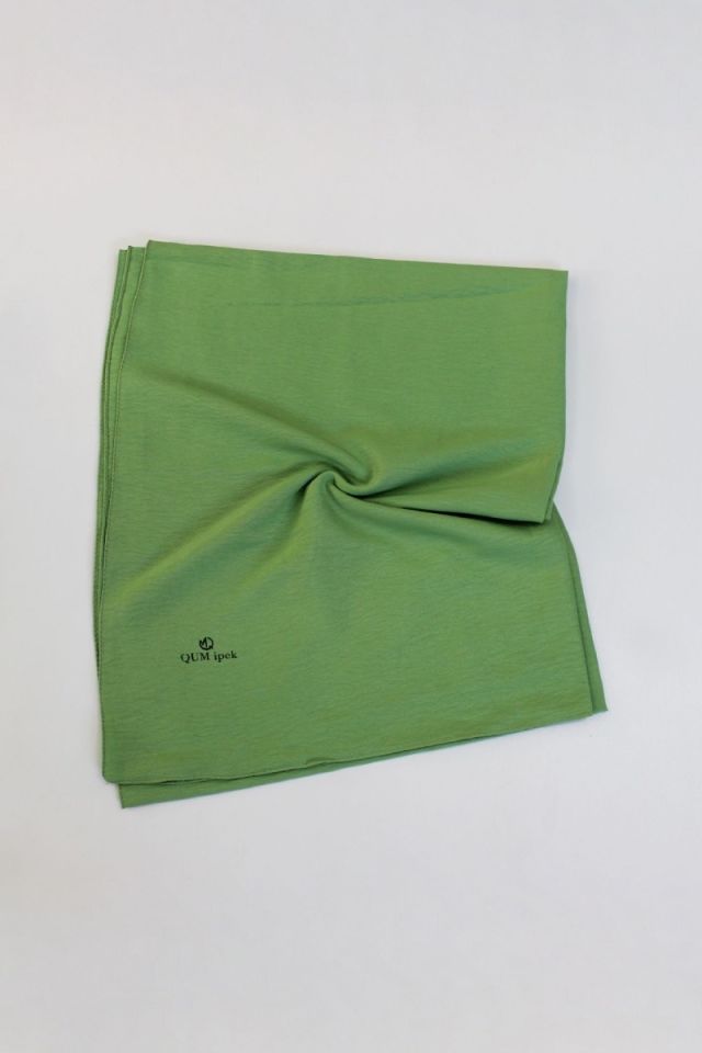 QUM ipek Pamuk Caz Şal - Fıstık Yeşili