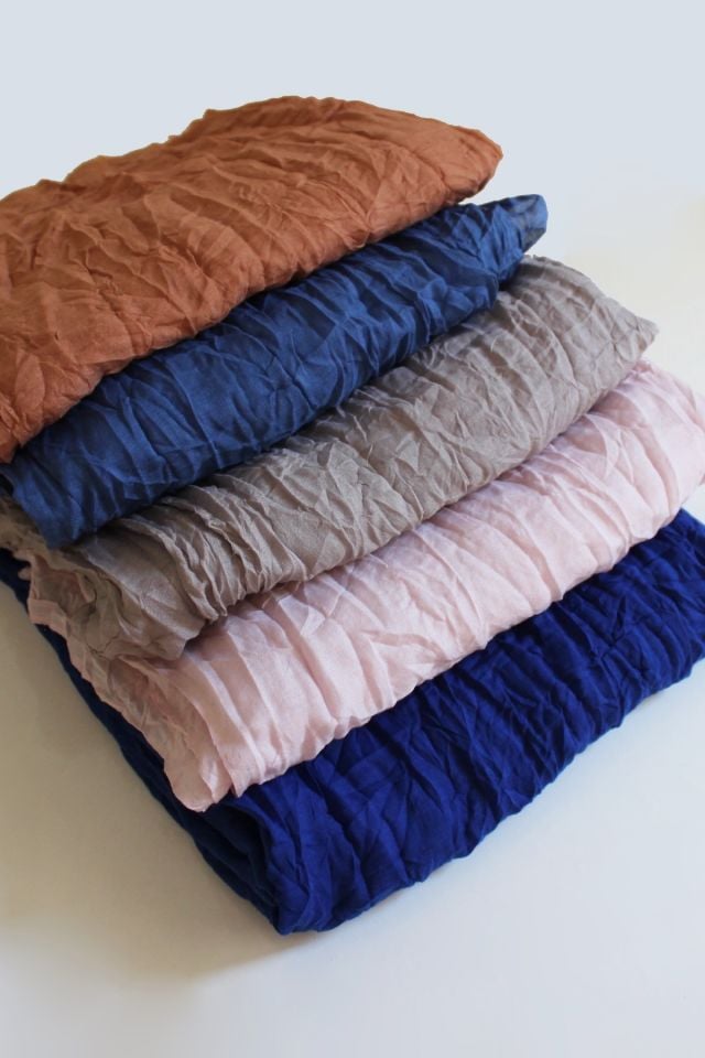 Vual Kraş Şal - İndigo