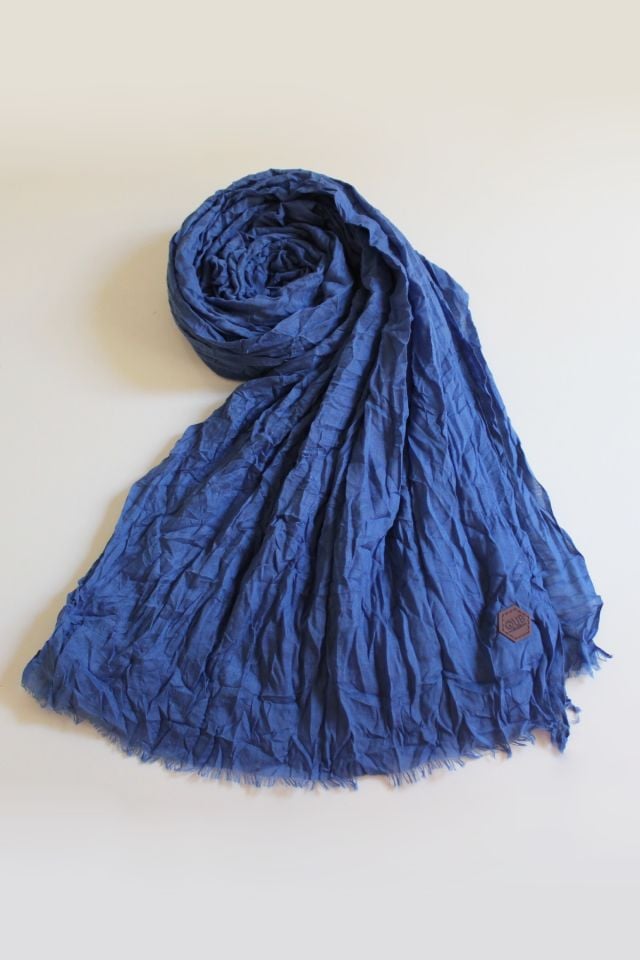 Vual Kraş Şal - İndigo