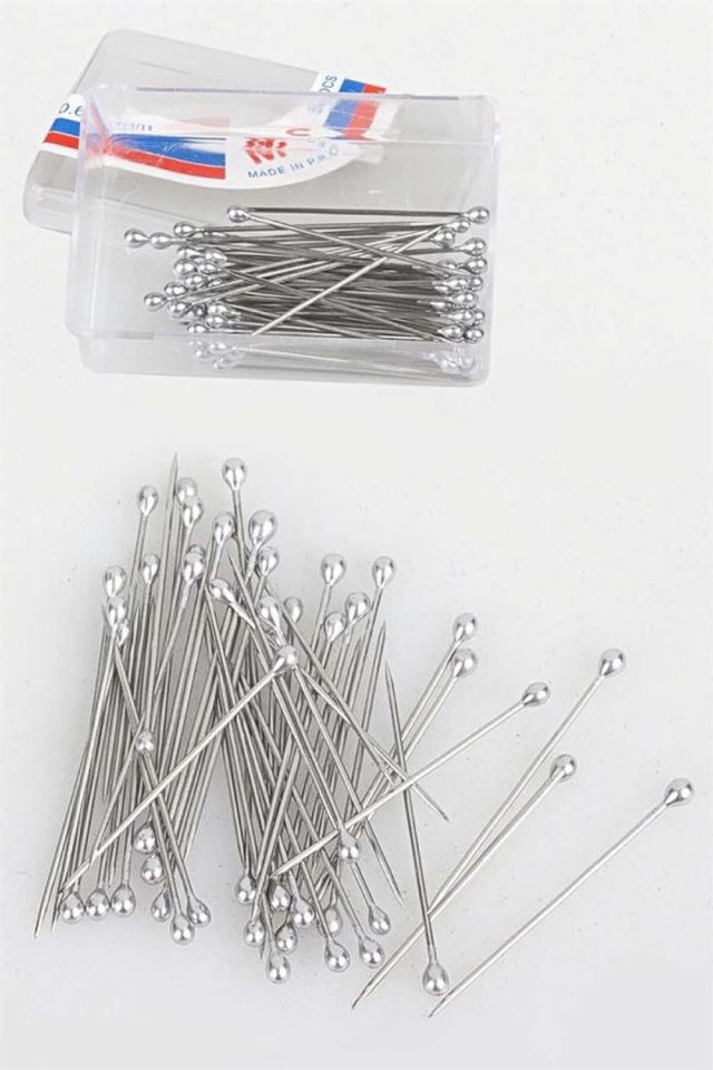 50'li Eşarp İğnesi - Gümüş