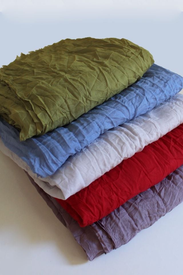 Vual Kraş Şal - Kırmızı