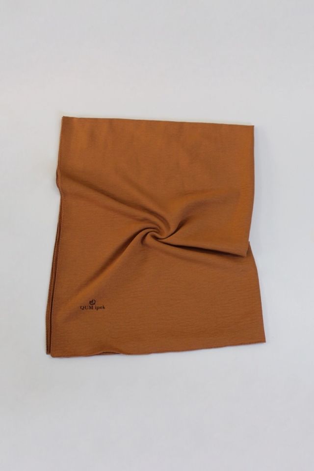 QUM ipek Pamuk Caz Şal - Bronz