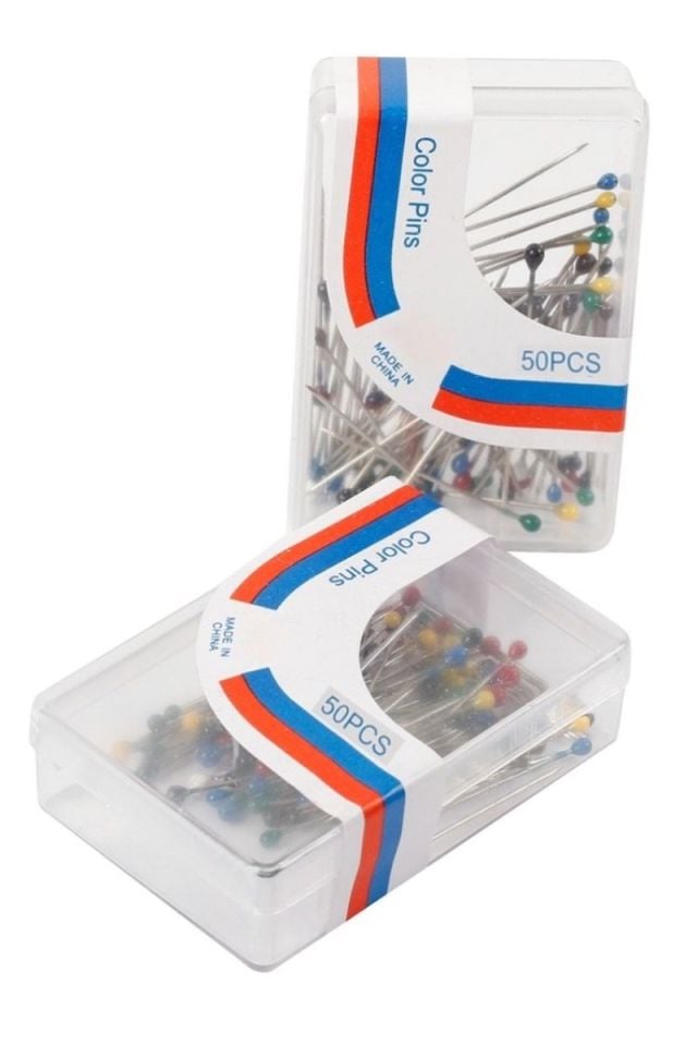 50'li Eşarp İğnesi - Renkli