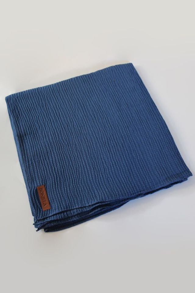 Mio Caz Eşarp - Koyu Mavi