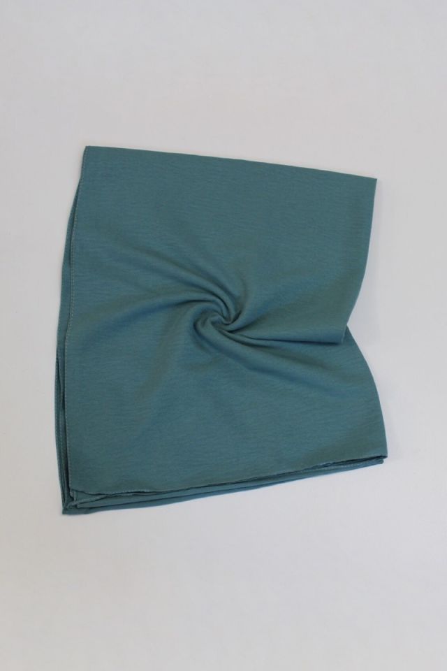QUM ipek Pamuk Caz Şal - Nil Yeşili