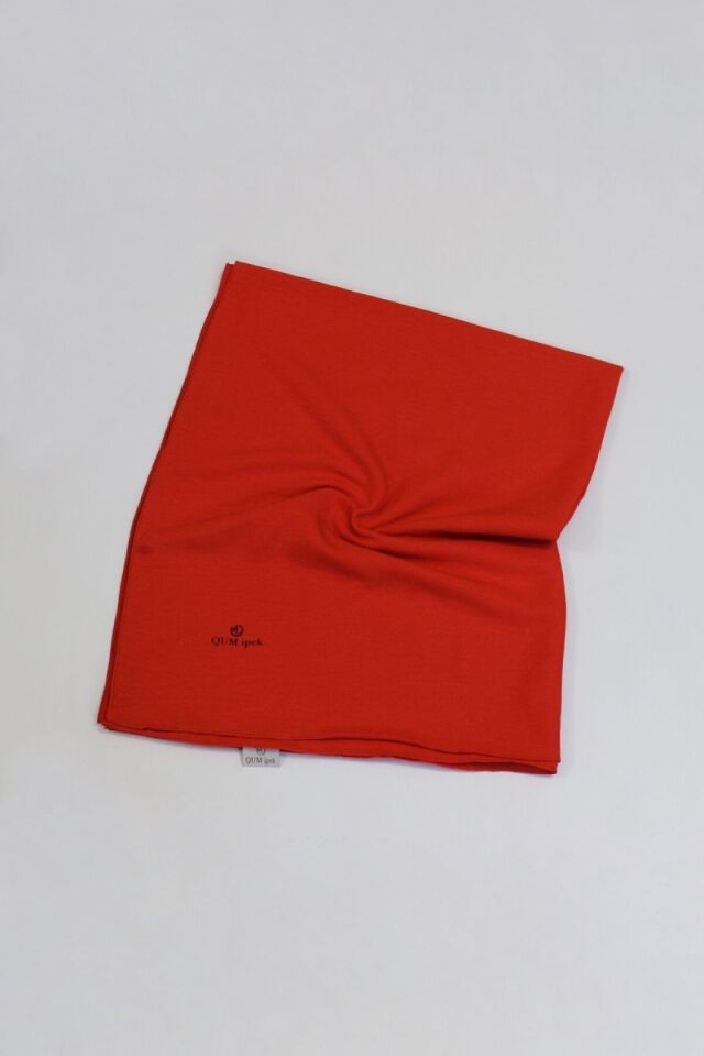 QUM ipek Pamuk Caz Şal - Nar Çiçeği