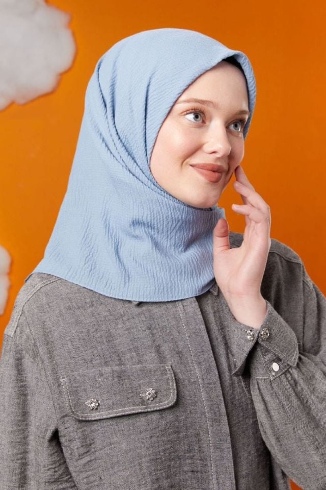 Mio Caz Eşarp - Buz Mavisi