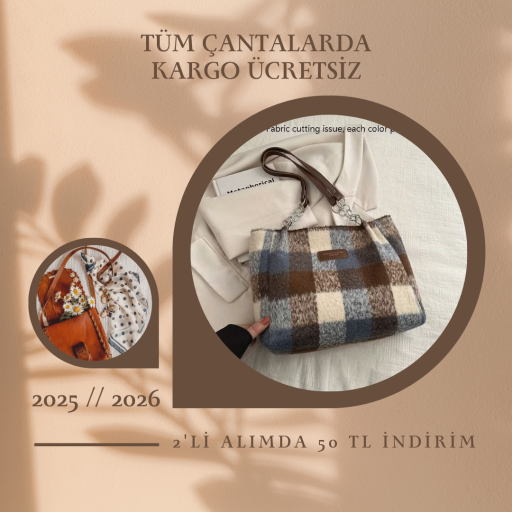 Çantalarda 2'li Alımda 50 TL İndirim