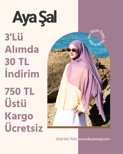 Aya Şal 3 Adet 720 TL Yerine 690 TL